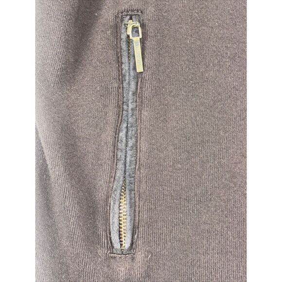 Lauren Ralph Lauren Sweater Women's S‎ Full Zip Brown Elbow Patches Knit Ribbed - Picture 7 of 16